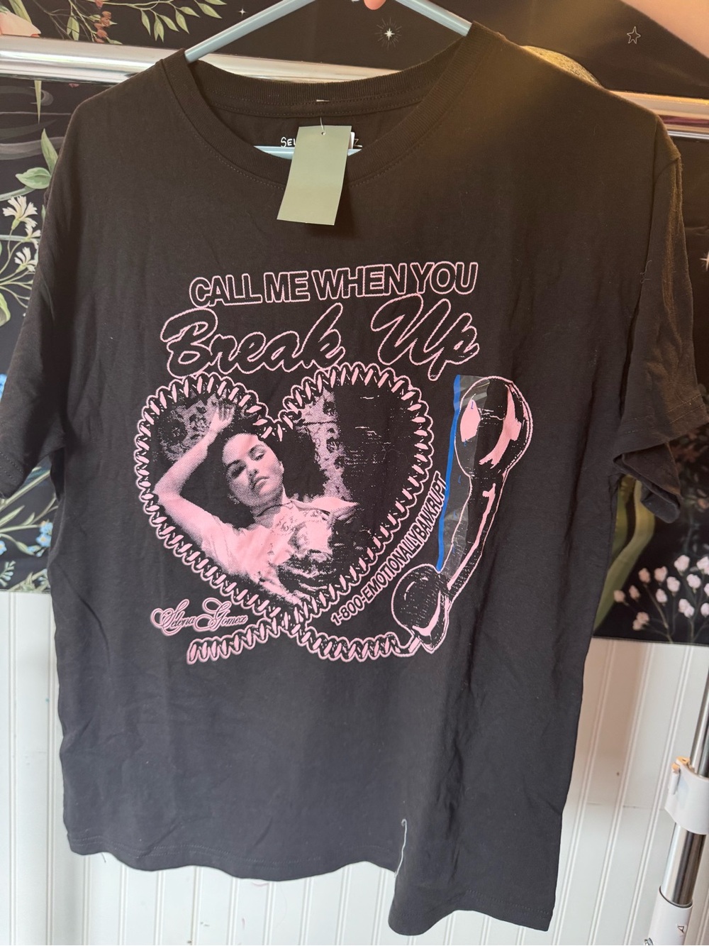 "Call Me When You Break Up" Selena Gomez Graphic Tee -